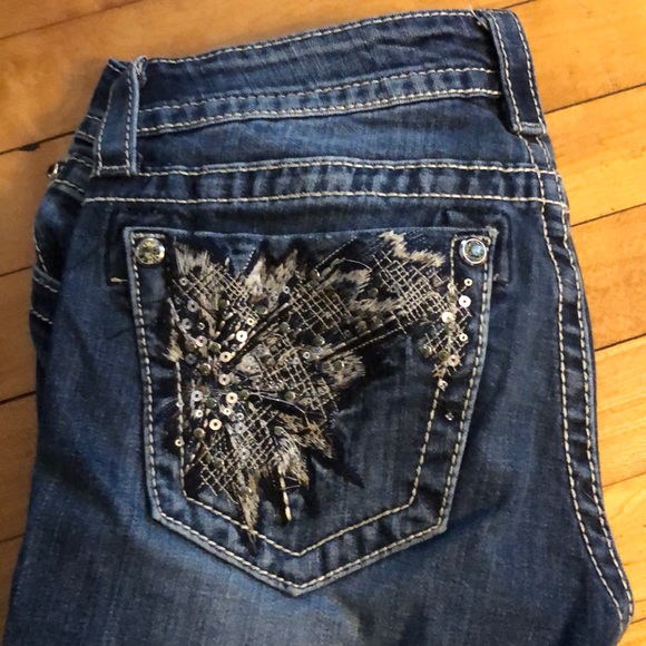 Miss Me Boot Cut Jeans Size 28 - Picture 2 of 5